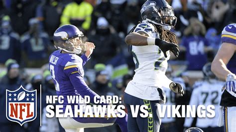 nfc wild card game missed kick|Vikings Announcer Goes Wild After Walsh's Missed Kick! .